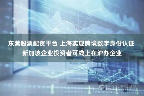 东莞股票配资平台 上海实现跨境数字身份认证 新加坡企业投资者可线上在沪办企业